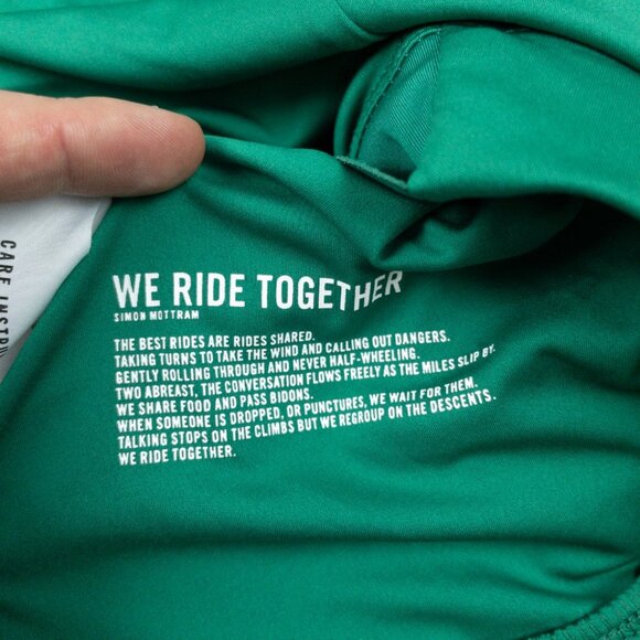 Rapha Core Cycling Jersey Men's Medium Green Short Sleeve Full Zip Pockets - Picture 6 of 14